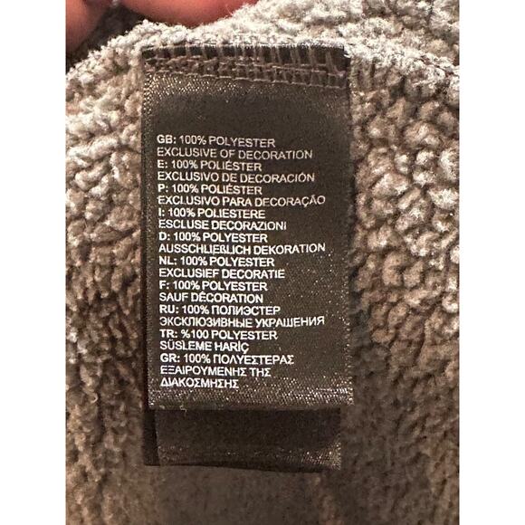 The North Face Mens Fleece 1/4 Zip Pullover Jacket Heather Gray Men’s Small - Picture 8 of 8